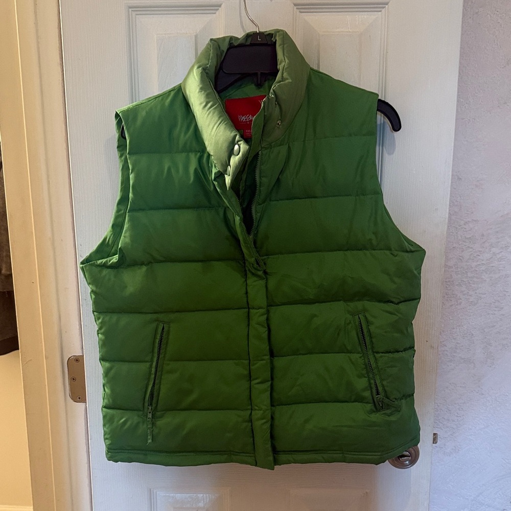 Mossimo Supply Co Green Quilted Vest
